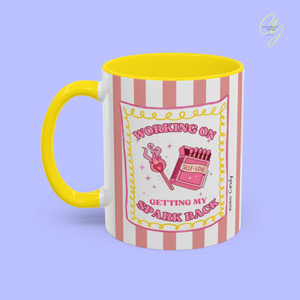 Self love mug - getting my spark back personalized gift