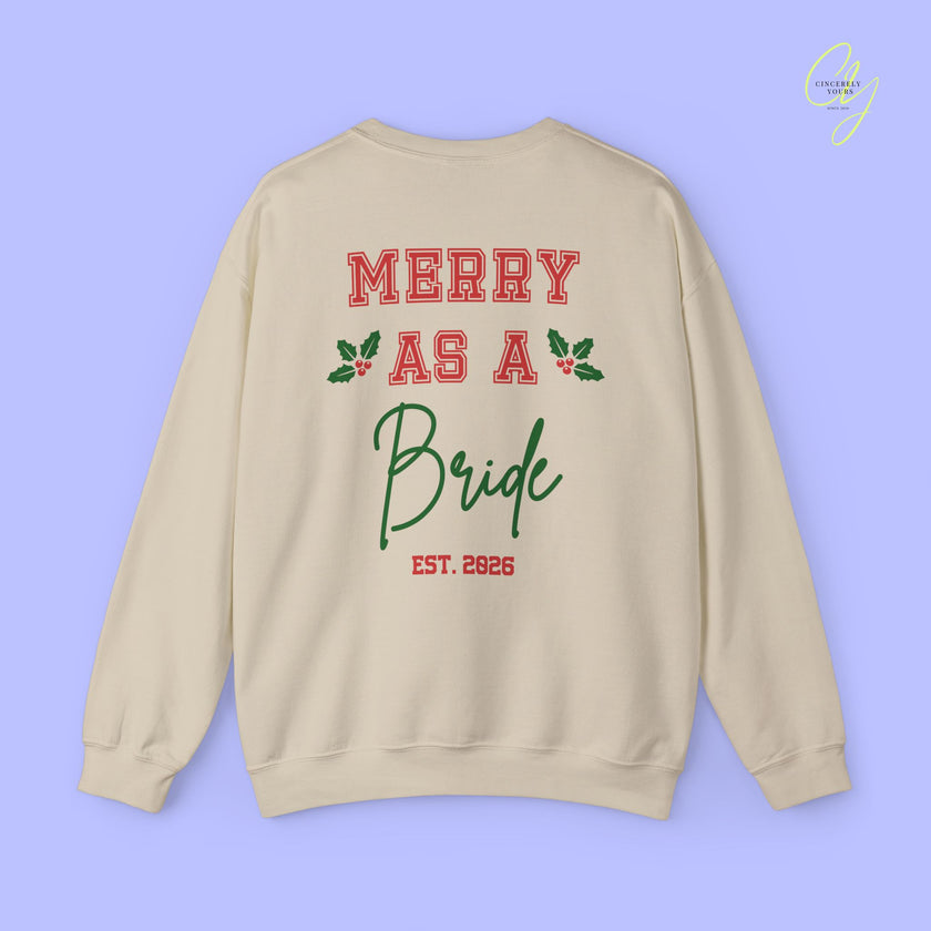 Braut-Sweatshirt | Merry as a Bride