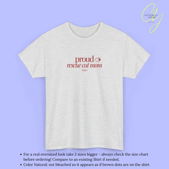 Cat Shirt | Proud rescue cat mom