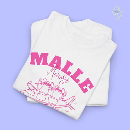 Malle Party Shirt — Malle Party Maus on tour Bierkrug Flugzeug(Customizable) Cincerely Yours