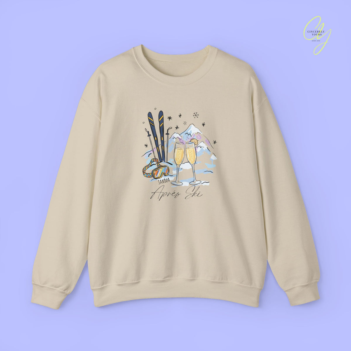 Apres Ski Sweatshirt | Prosecco Mountains