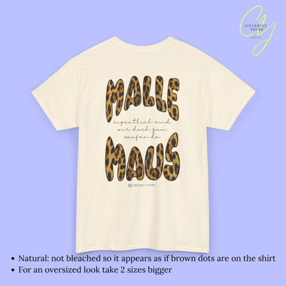Mallemaus Shirt Malle Maus Leopard - Eigentlich sind wir zum saufen da