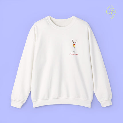 Christmas Sweatshirt | Merry Drunkmas Prosecco