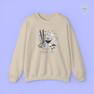 Apres Ski Sweatshirt | Espresso Martini Mountains