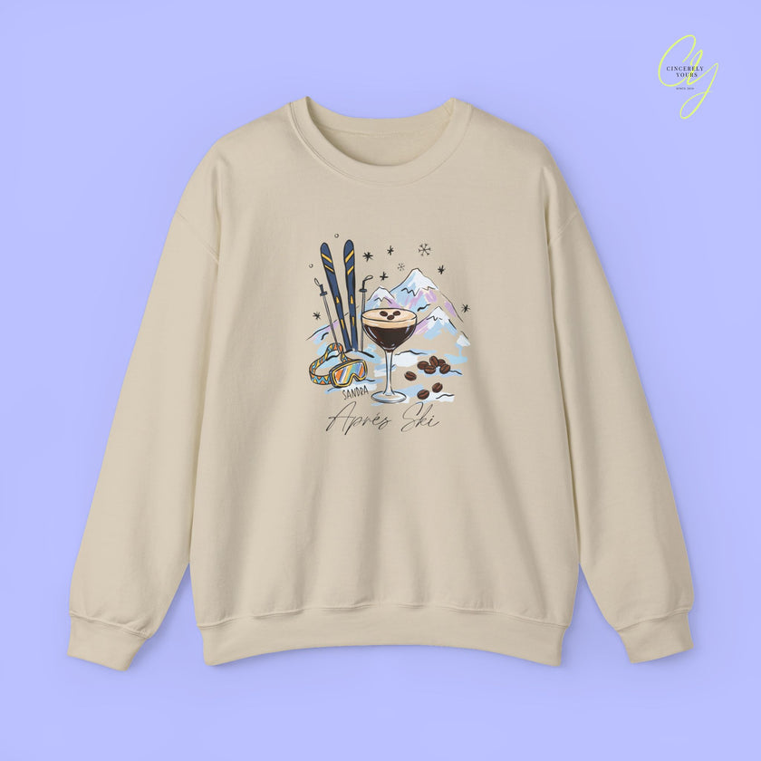 Apres Ski Sweatshirt | Espresso Martini Mountains