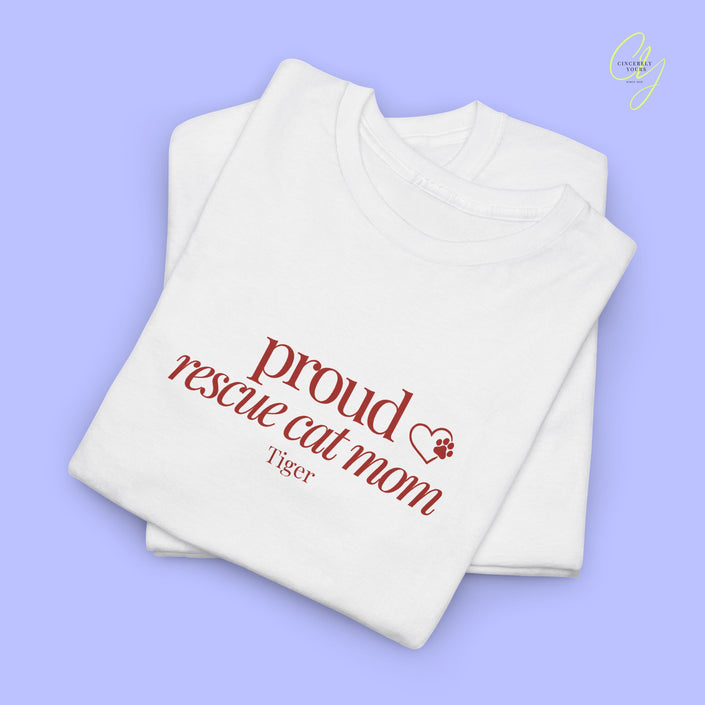 Cat Shirt | Proud rescue cat mom