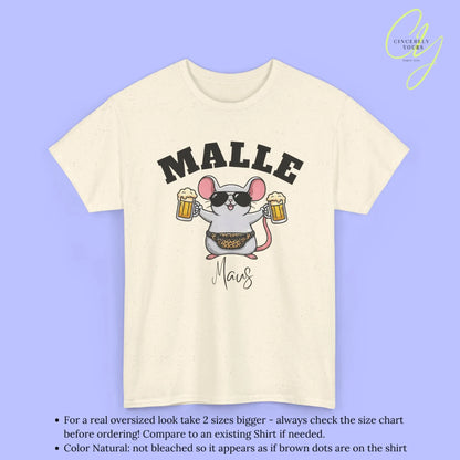 Malle Party Shirt — Malle Maus Bierkrug Bauchtasche Cincerely Yours