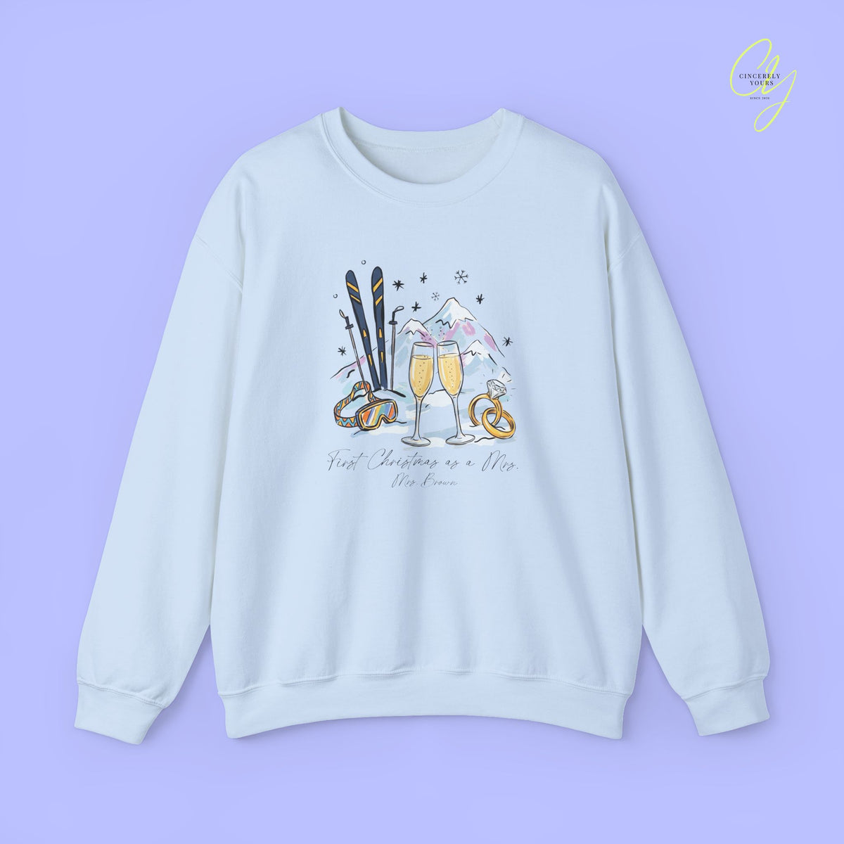 Bride Sweatshirt | First Christmas as a Mrs.