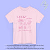 JGA Shirt Lucky in Love Las Vegas Style Bachelorette Party