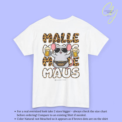 Mallemaus Shirt Malle Maus Leopard —  Leoparden Malle Maus OG Bierkrug (Customizable)