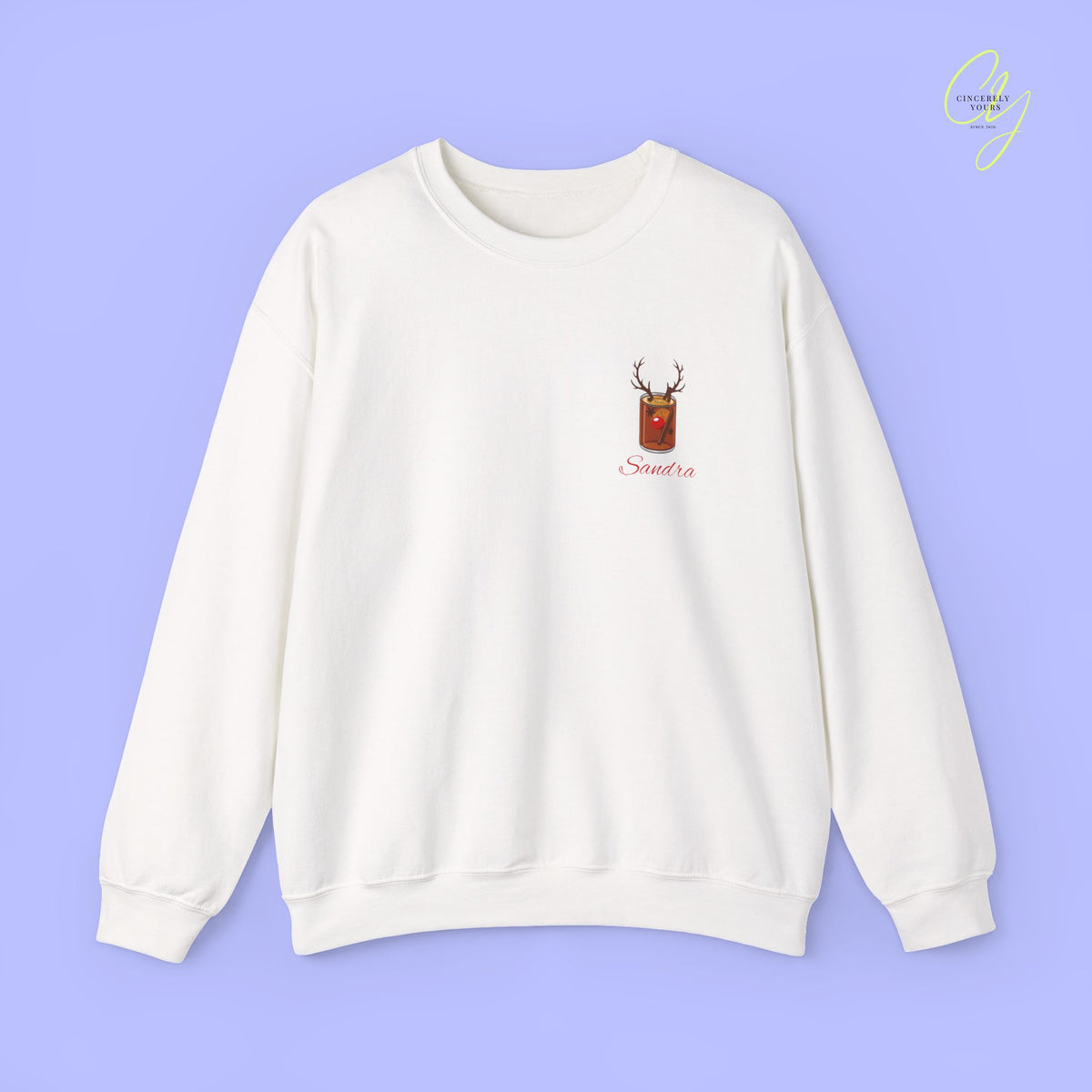 Christmas Sweatshirt | Merry Drunkmas mulled wine