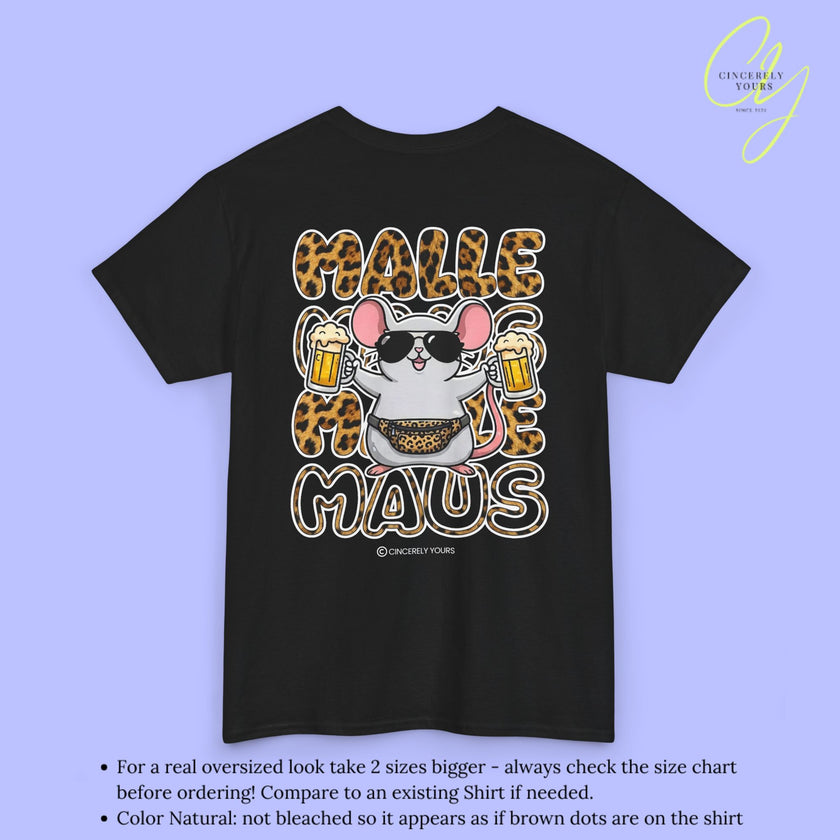 Mallemaus Shirt Malle Maus Leopard — Leopard Malle Maus OG Beer Mug (Customizable)