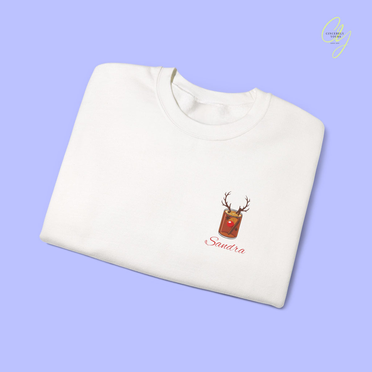 Christmas Sweatshirt | Merry Drunkmas mulled wine