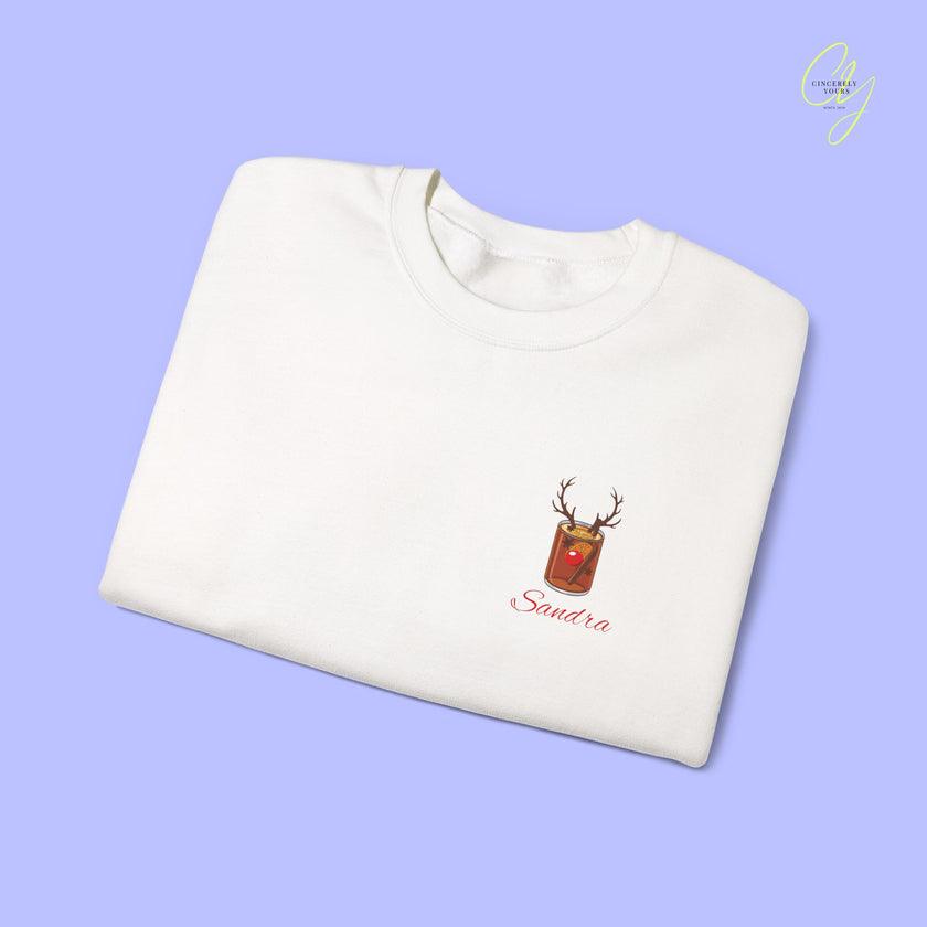 Christmas Sweatshirt | Merry Drunkmas mulled wine