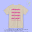 Mallemaus Shirt — Malle Maus T-shirt pink backprint (Customizable)