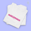 Mallemaus Shirt — Malle Maus T-shirt pink backprint (Customizable)