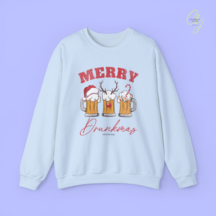 Christmas Sweatshirt | Merry Drunkmas Bierkrug