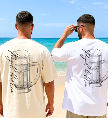 Party Shirt Beer Mug — Keep Your Buzz Going (Customizable)