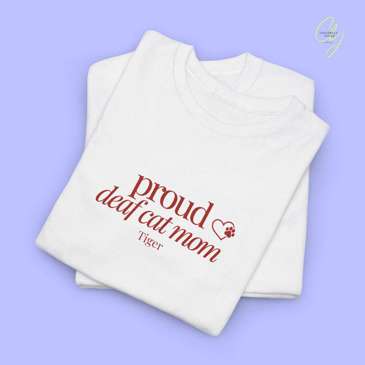 Cat Shirt | Proud Deaf Cat Mom
