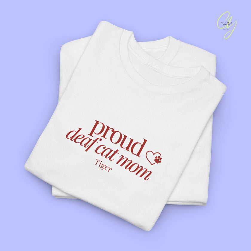 Cat Shirt | Proud Deaf Cat Mom