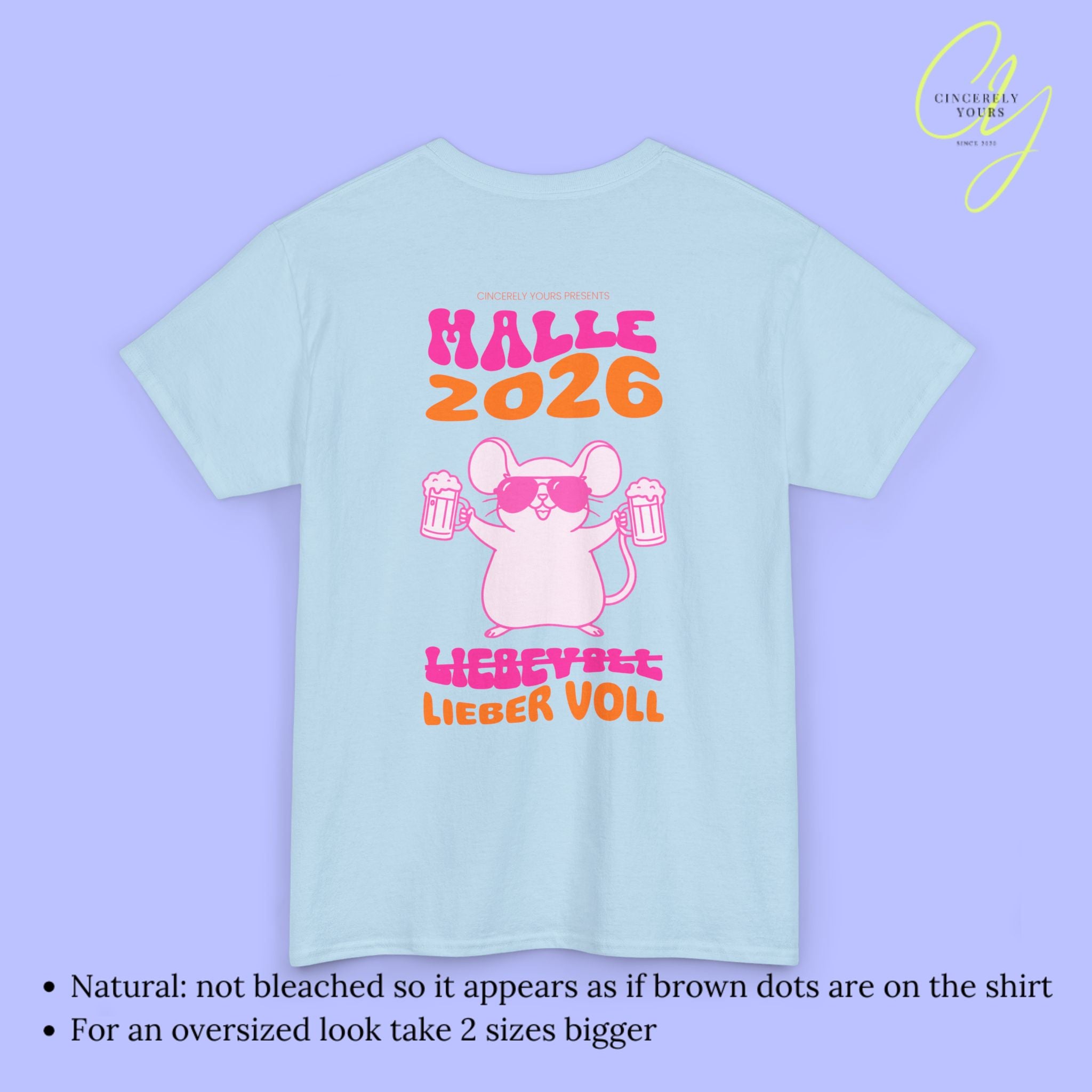 Mallemaus Shirt Malle - Party Shirt Malle Maus Rather Full 2026