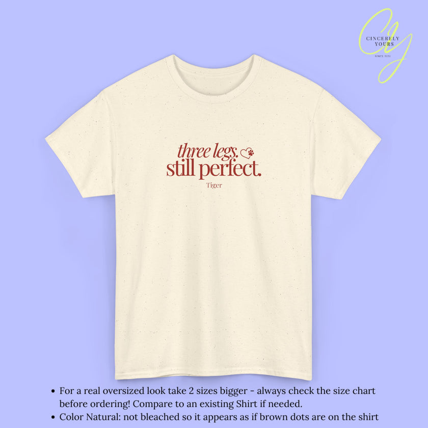 Cat Shirt | three legs still perfect