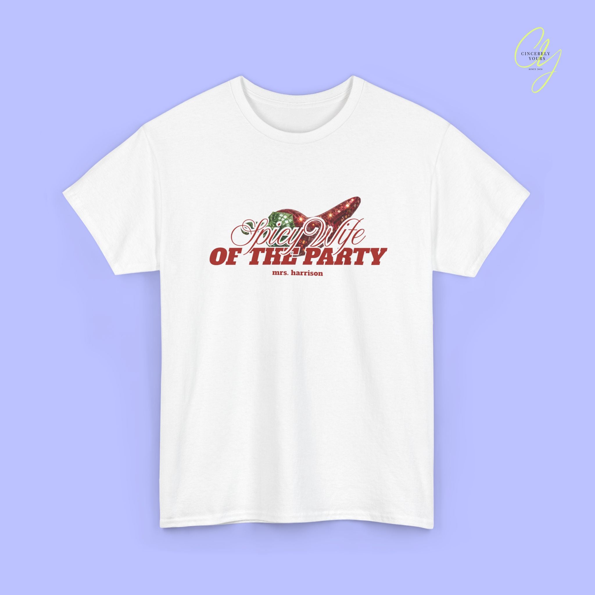 JGA Shirt Braut | Spicy Wife the Party Bachelorette Shirt (customized)