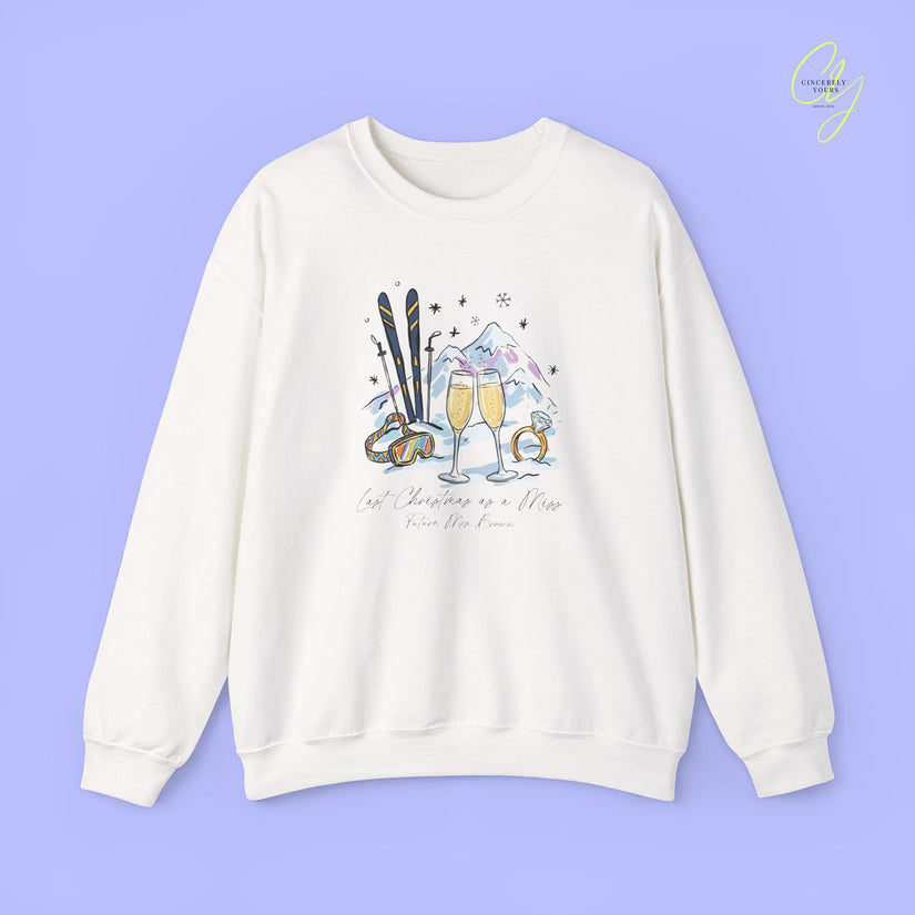 Bride Sweatshirt | Last Christmas as a Miss