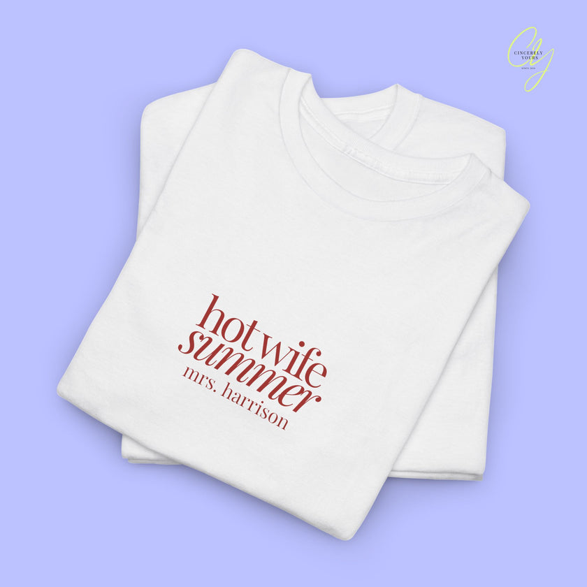 Bride to be Shirt |  Hot Wife Summer JGA Shirt Damen (Customizable)