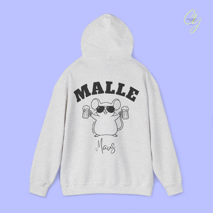 Malle Maus Hoodie — Mallemaus Bierkrug Party Sweatshirt