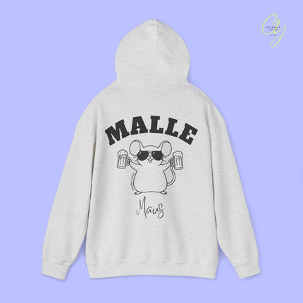 Malle Maus Hoodie — Mallemaus Bierkrug Party Sweatshirt