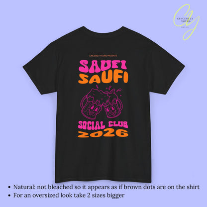Saufi Saufi Social Club Bierkrug - Malle Shirt Backprint