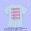 Mallemaus Shirt — Malle Maus T-shirt pink backprint (Customizable)