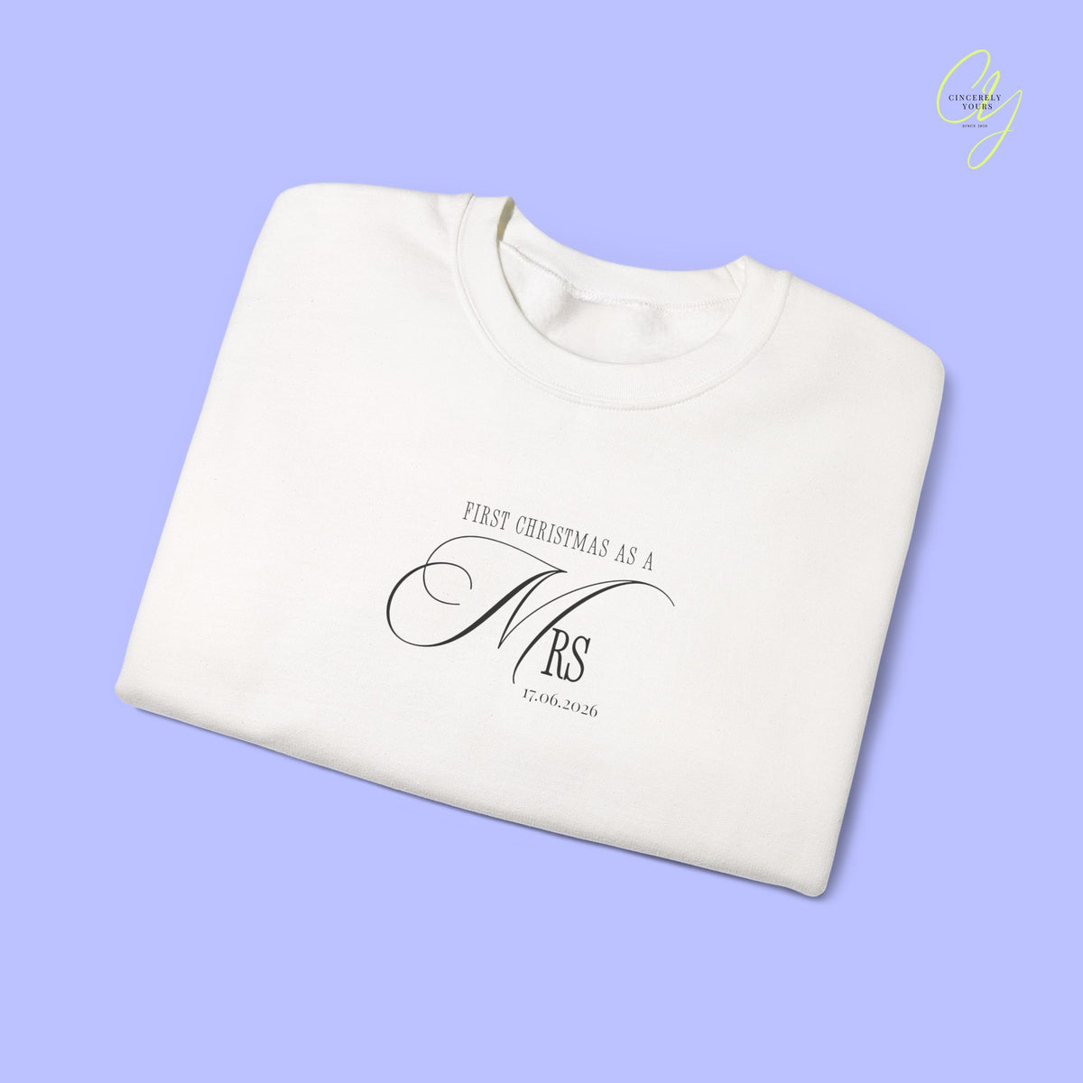 Bride Sweatshirt | First Christmas as a Mrs