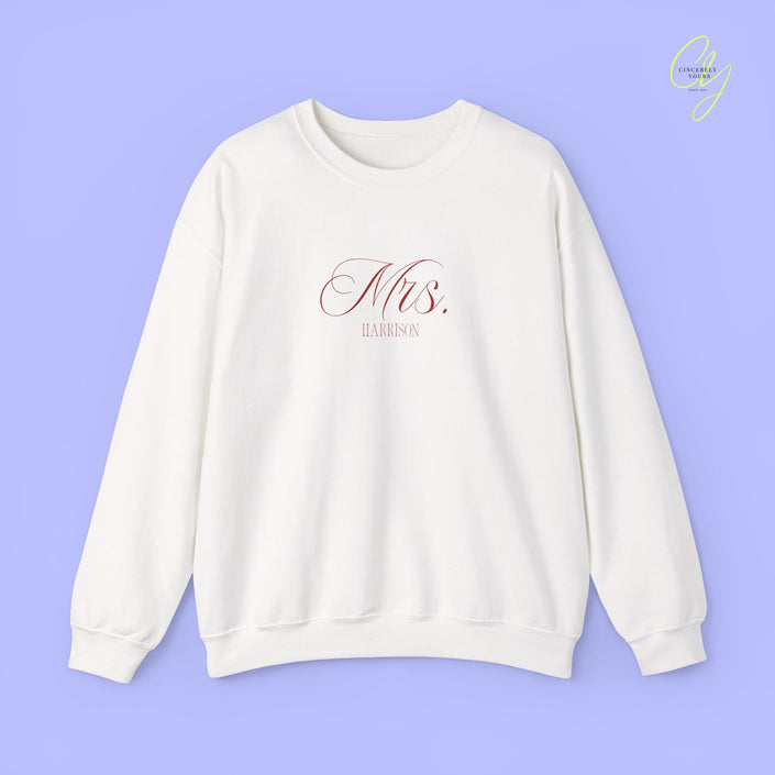 Bride Sweatshirt | Mr and Mrs
