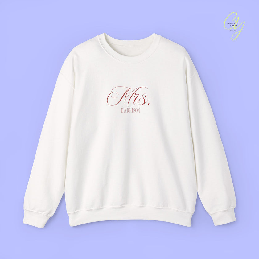 Bride Sweatshirt | Mr and Mrs