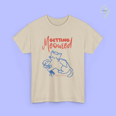Bride Shirt | Getting Meowied Hand drawn