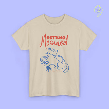 Bride Shirt | Getting Meowied Hand drawn
