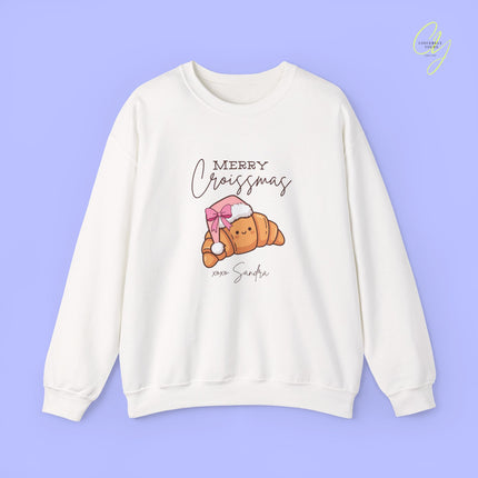 Christmas Sweatshirt | Merry Croissmas