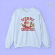Christmas Sweatshirt | Merry Christmas retro Santa
