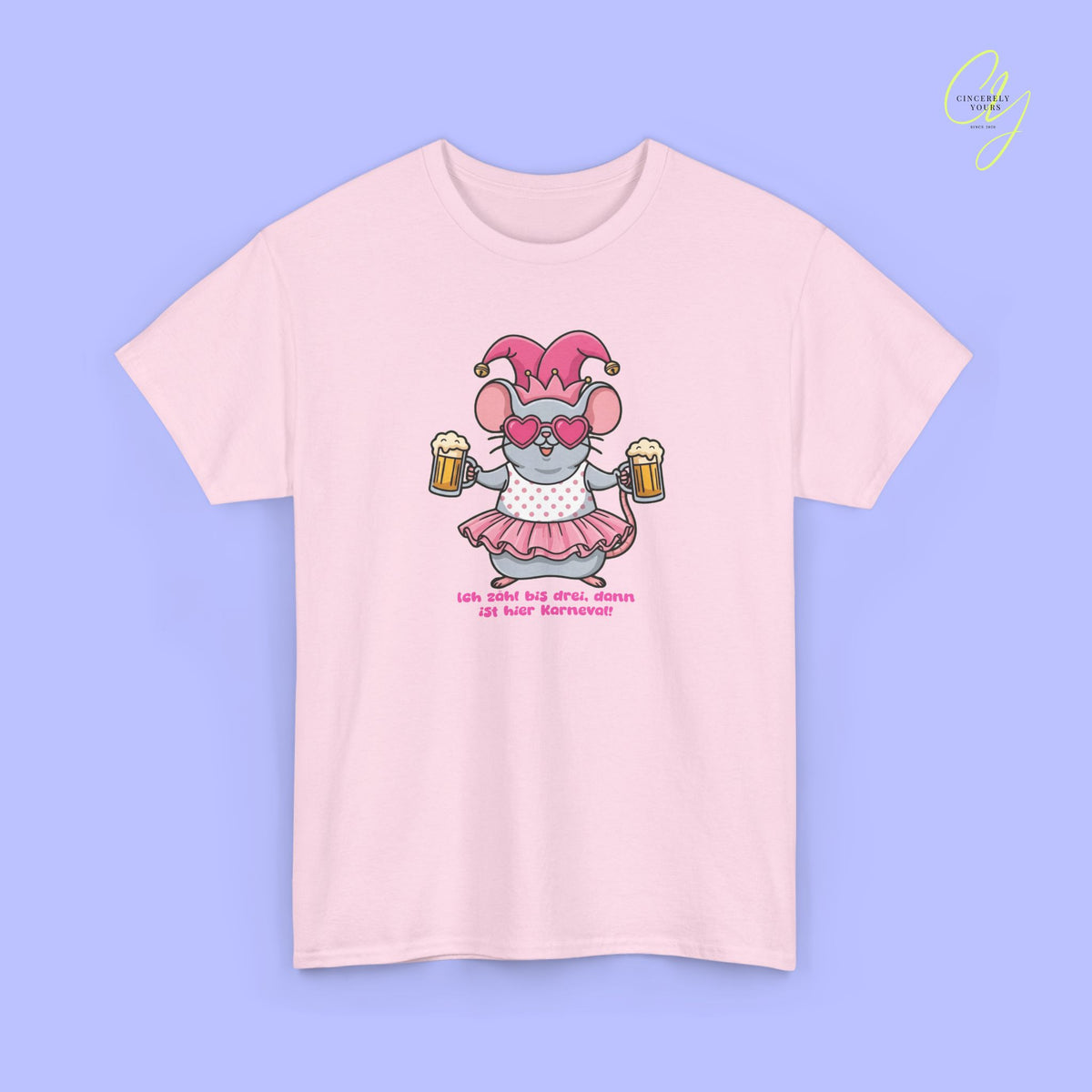Carnival Shirt | Carnival Mouse Pink Beer Mug