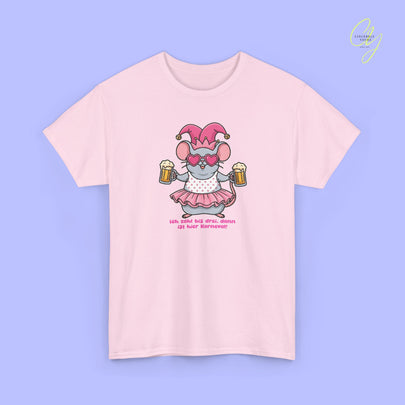 Karneval Shirt | Karnevals Maus Pink Bierkrug