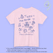 JGA Shirt Damen | Bachelorette Tee Doodle Handdrawn Braut Party Shirt
