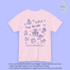 JGA Shirt Damen | Bachelorette Tee Doodle Handdrawn Braut Party Shirt