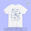 JGA Shirt Damen | Bachelorette Tee Doodle Handdrawn Braut Party Shirt