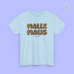 T-shirt Mallemaus Malle Maus Leo — Inscription Malle Maus Léopard (personnalisable)