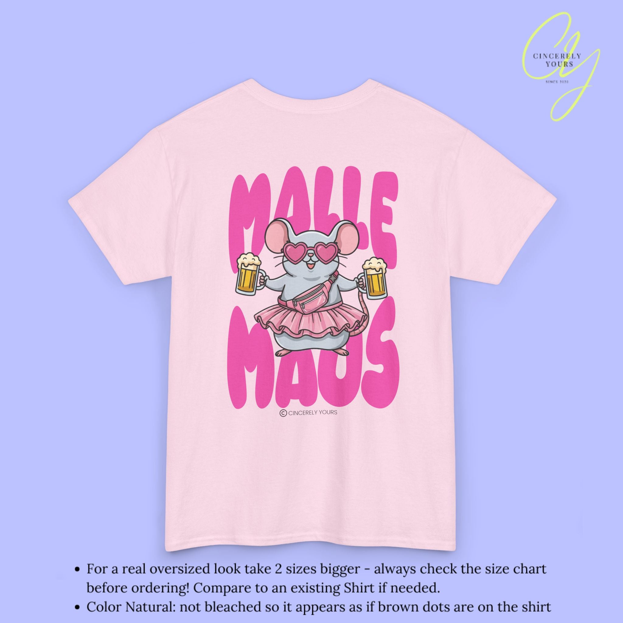 Mallorca Mouse Shirt Mallorca Mouse — Pink Fanny Pack Beer Mug (Customizable)