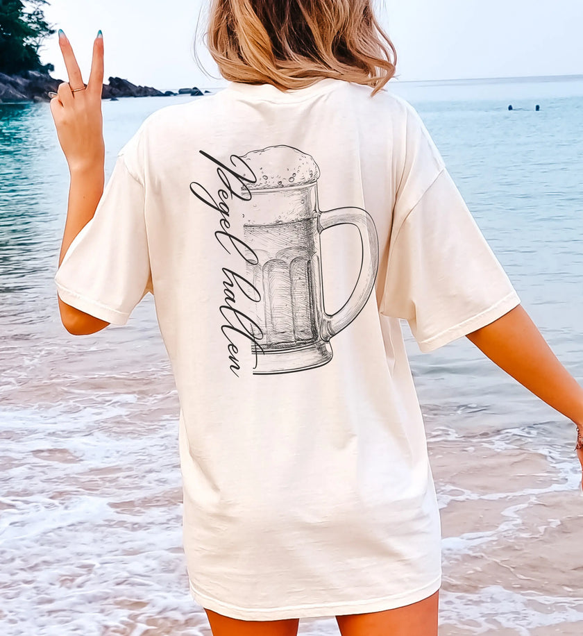 Party Shirt Bierkrug — Pegel halten (Customizable) Cincerely Yours