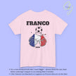 Personaliserter Name Fussball Shirt — Frankreich Flagge Bierkrug (Personalisierbar) Cincerely Yours