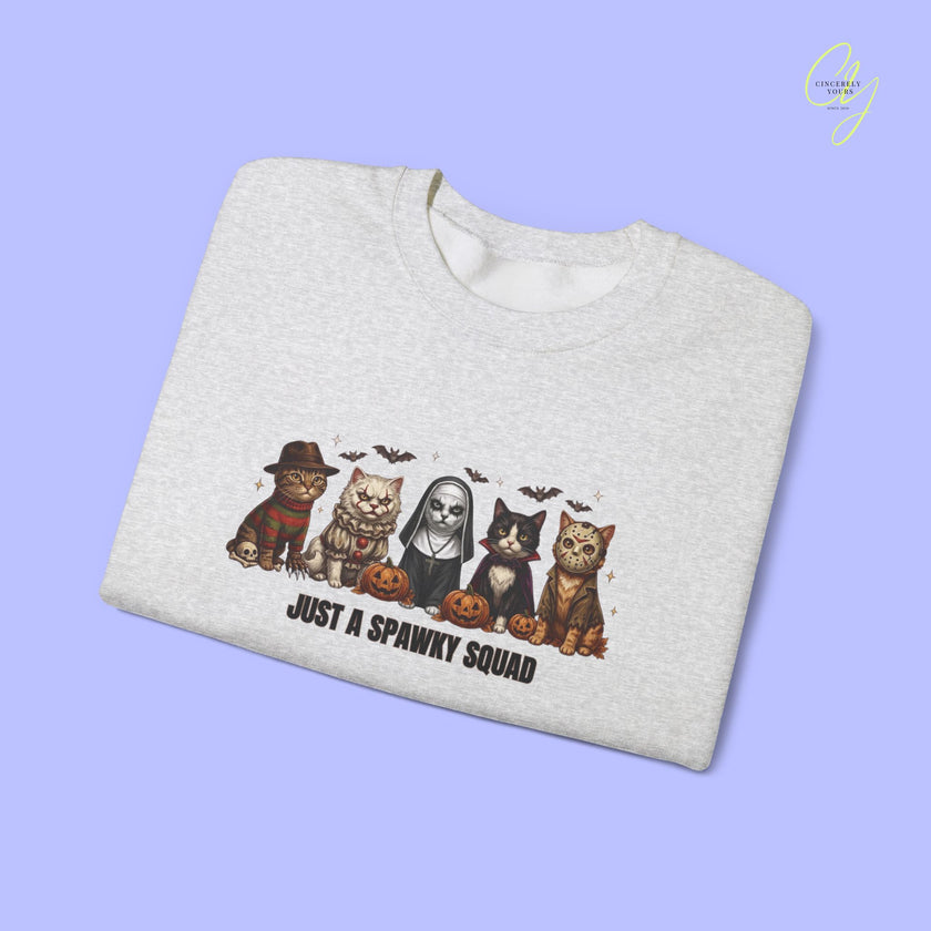 Cat Sweatshirt | Just a spooky squad